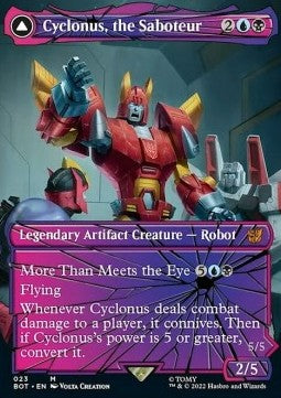 Cyclonus, the Saboteur // Cyclonus, Cybertronian Fighter (V.2)