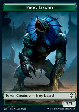 Frog Lizard Token (G 3/3) // Elephant Token (G 3/3)