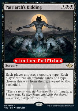 Patriarch's Bidding (V.2)