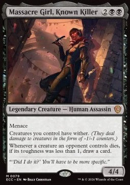 Massacre Girl, Known Killer