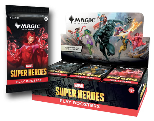 Marvel super heroes Play booster Display